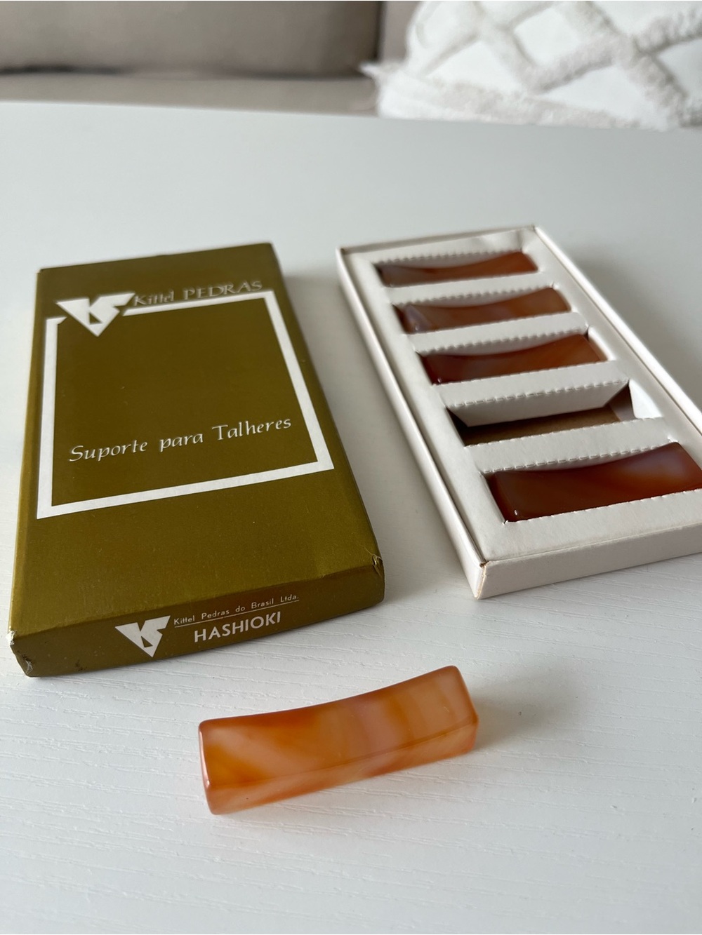 Kittel Pedras Agate Hashioki/Chopstick Rests